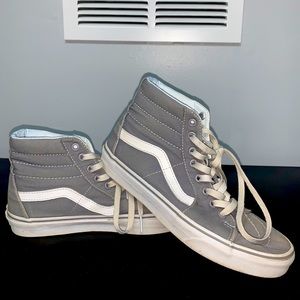 Grey High Top Vans